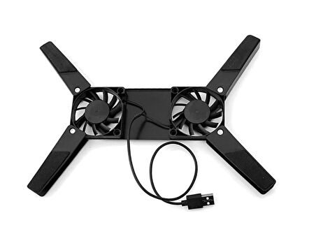 Katlanabilir, Soğutma Pedi, Dizüstü Soğutucu, Çift Fanlı Dizüstü Bilgisayar Standı, USB Powered, 7-15 inç, notebook Soğutucu,