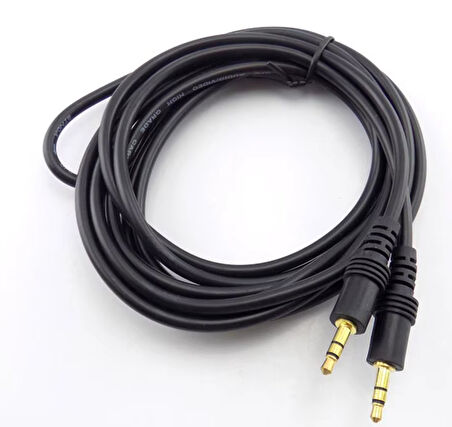 3.5mm Aux to 3.5mm Aux Ses Kablosu Stereo Destekli 3m