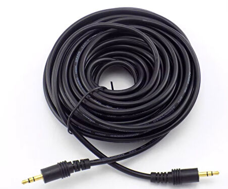 3.5mm Aux to 3.5mm Aux Ses Kablosu Stereo Destekli 3m