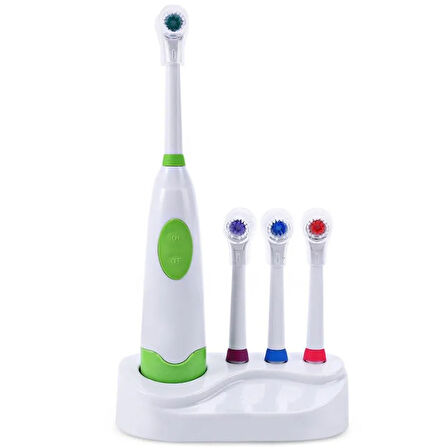 Dönen Başlıklı, Pilli, Otomatik Diş Fırçası, (3 Adet Yedek Başlık),