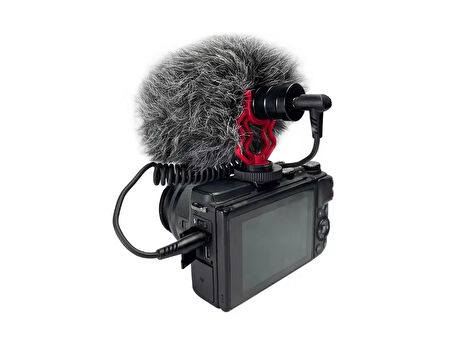 MM1 Profesyonel Süngerli Kardiyot Condenser Mikrofon, PRO VideoMic, iPhone ve Android ile Uyumlu Pro Mikrofon, Kamera, Bilgisayar, Telefon, Tablet uyumludur,