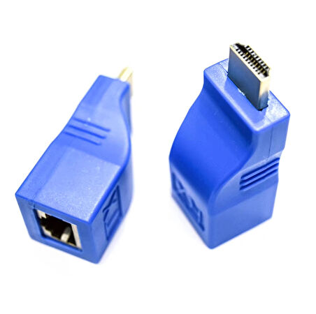 HDMI To Cat5-Cat6-Cat7 Extender 30 Metre Uzatıcı, 4K HDMI Extender, Cat6 Hdmi Görüntü Aktarma,