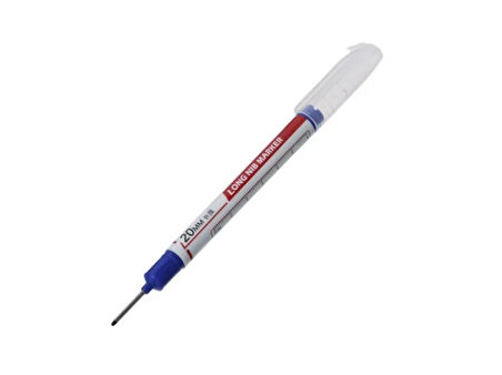 Derin Konum İşaretleme Kalemi, Marangoz, Mobilya, Demir Doğrama, Duvar, 1 Adet, Mavi Renk