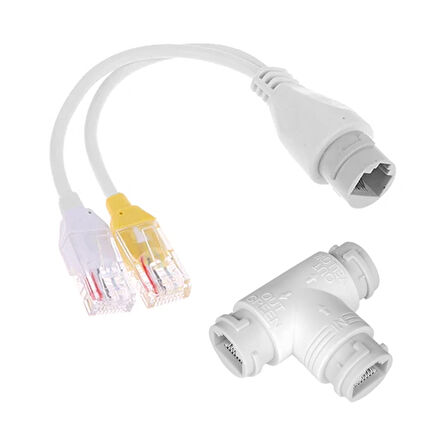 Poe Combiner / Mux,  üç yönlü RJ45 konnektör aksesuarları, Üç Yollu RJ45 Konektörü,