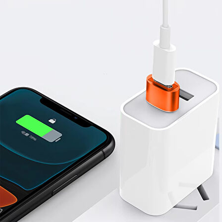 Erkek USB 3.0 TO Dişi Type-C OTG, Ara Aparat, 10 Amper, Data - Şarj Kablosu, Çevirici Dönüştürücü,