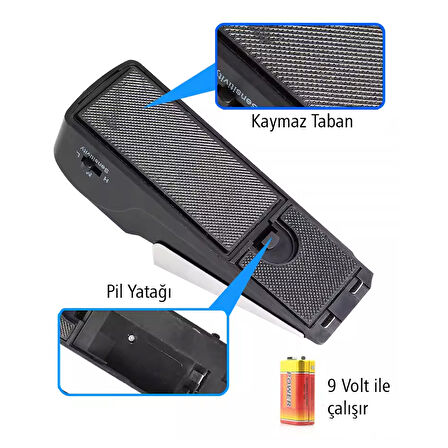 120db Kapı Durdurma Alarmı Titreşimli, Emniyet Kama Kapı Durdurucu,