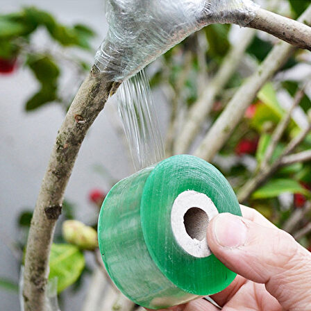 4Cm, 250 Metre, Esnek, Ağaç Çiçek Aşılama Bandı, Folyosu, Pvc Vinil,