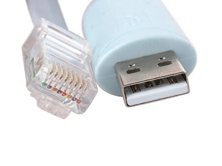 1.5 Metre Usb to Rj45 Kablo USB-A to Rj45 Veri Kablosu Dönüştürücü USB to Ethernet/LAN Kablo, FT232RL çip,