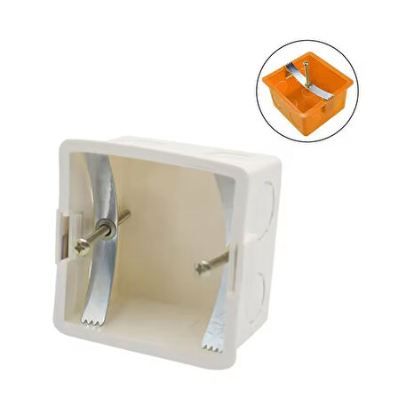 Çelik 86 Tip Anahtar Priz Alt Kutu Onarıcı, 2 Adet,