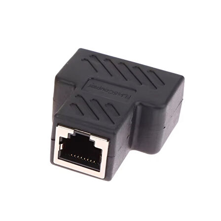 Ethernet kablosu adaptörü, Ethernet RJ45 TO 2X Çoklayıcı Dişi Splitter Adaptör, yüksek hızlı RJ45 çoğaltıcı