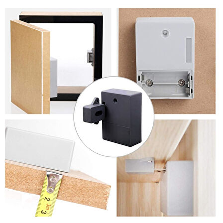 Gizli Çekmece Dolap RFID Kapı Güvenlik Kilidi, akıllı kilit, görünmez kilit, elektronik RFID kart açıklığı, IC kart sensörü, fabrikalar, sauna kütüphaneleri ve ofisler için dolap çekmecesi