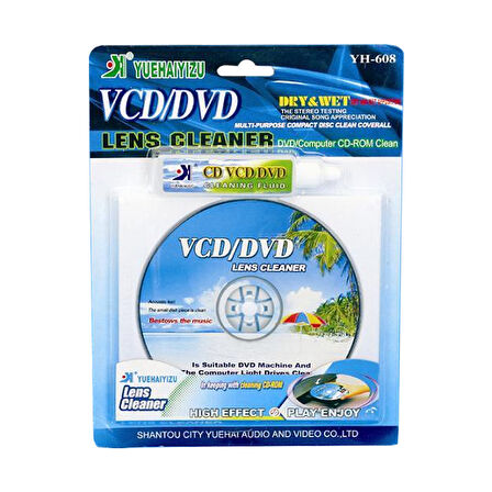 CD/VCD/DVD oynatıcı lens temizleyici seti, CD çalar için CD temizleyici disk,