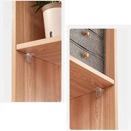 Kendinden Yapışkanlı Raf Tutucu, 5kg Kapasiteli, 10 Adet,