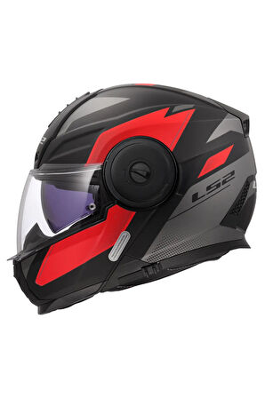 SCOPE 2 DURIA MAT SİYAH-KIRMIZI KASK