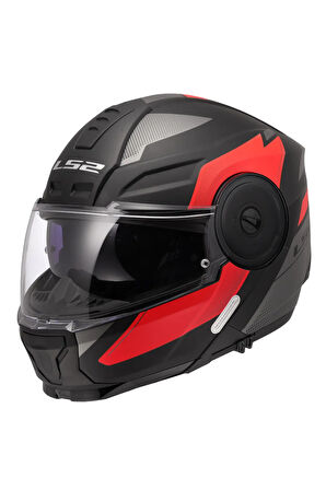 SCOPE 2 DURIA MAT SİYAH-KIRMIZI KASK