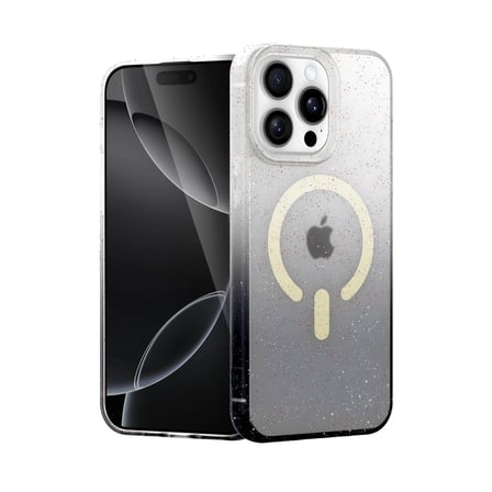 Iphone 14 Pummel Shiny Magsafe Kapak - Siyah