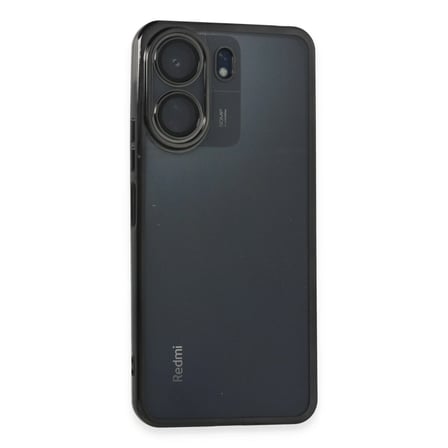 Redmi 13C Kılıf Lensli - Siyah