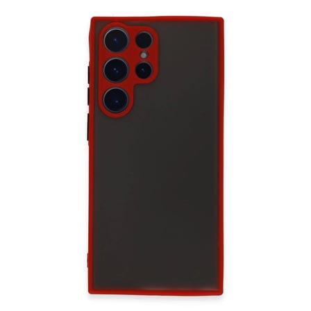 Galaxy S22 Kılıf Montreal Kapak - Kırmızı