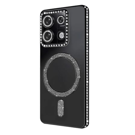 Redmi Note 13 4G Joke Simli Magneticsafe Kılıf - Siyah