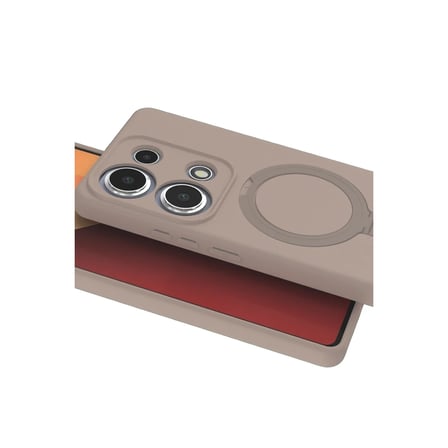 Redmi Note 13 4G Magsafe Standlı Kapak - Çöl Titanyum