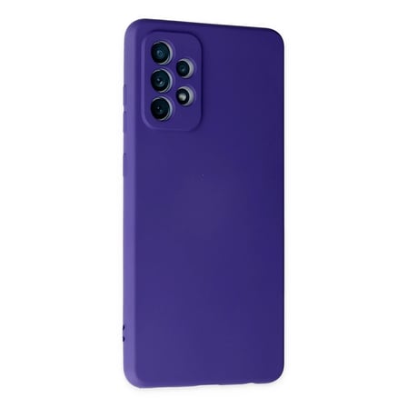 Galaxy A72 Kılıf Nano Içi Kadife - Mor
