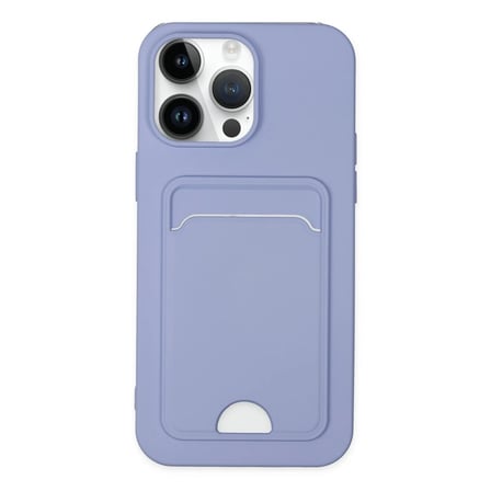 Iphone 14 Kılıf Kelvin Kartvizitli - Lila