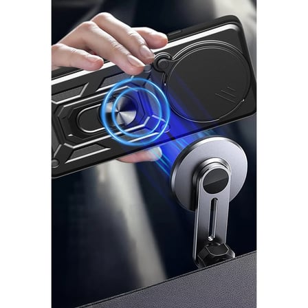 Redmi Note 14 Kılıf Pars Lens Yüzüklü - Kırmızı