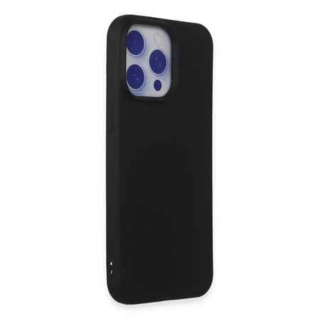 Iphone 15 Kılıf Nano Içi Kadife - Siyah