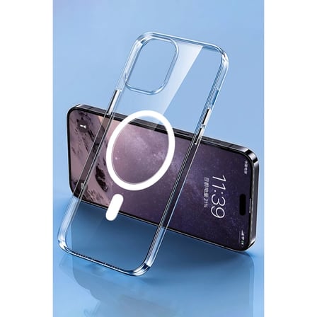 Iphone 14 Kılıf Tron Şeffaf Magsafe Kapak - Şeffaf