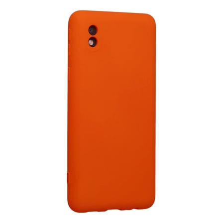 Galaxy A01 Core Kılıf Nano Içi Kadife - Turuncu