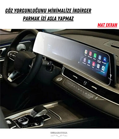 Chery Tıggo 8 Pro Max 2025 Dijital Gösterge ve Multimedya Uyumlu Mat Ekran Koruyucu