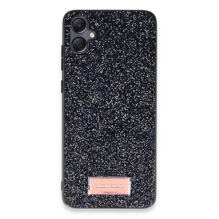 Galaxy A05 Bright Simli Kapak - Siyah
