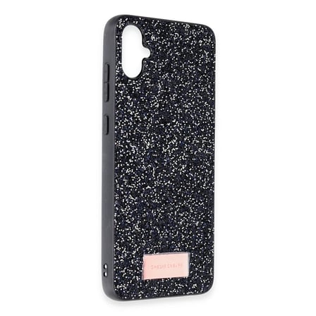 Galaxy A05 Bright Simli Kapak - Siyah