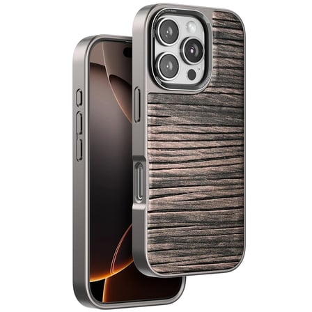 Iphone 16 Wave Kapak - Kahverengi