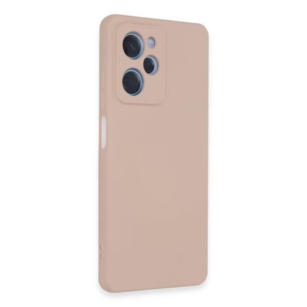 Poco X5 5G Kılıf Nano Içi Kadife - Pudra