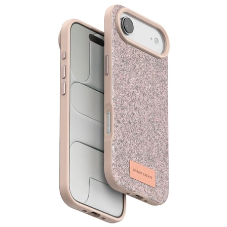 Iphone 17 Air Bright Simli Kapak - Pembe