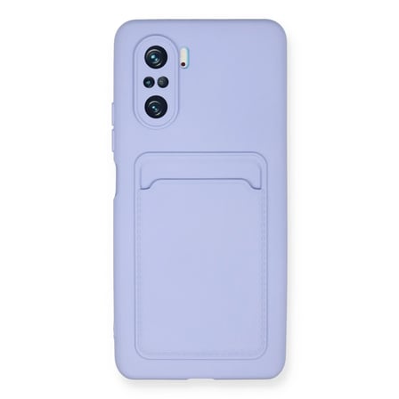 Poco F3 Kılıf Kelvin Kartvizitli - Lila