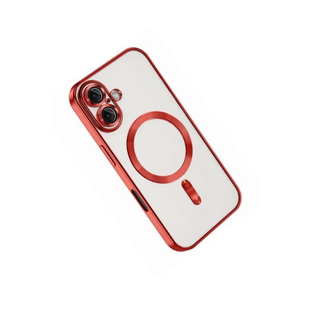 Iphone 16 Kılıf Kross Magneticsafe Kapak - Kırmızı