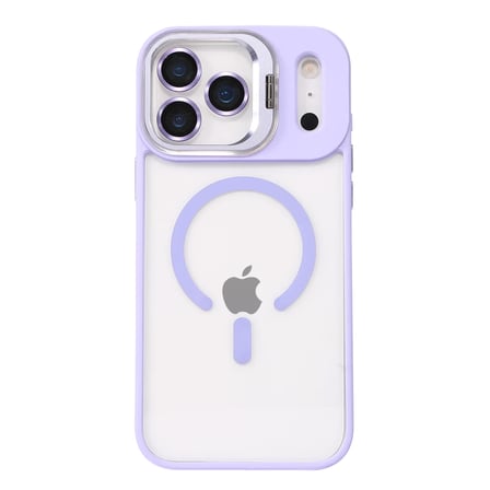 Iphone 17 Remim Lensli Magsafe Standlı Kapak - Lila