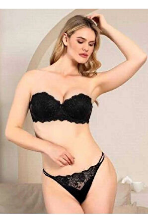 4586 Destekli Straples Sütyen Takım