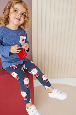 Baby Noel Baba Uzun Kollu Pamuklu Alt Üst Takım
