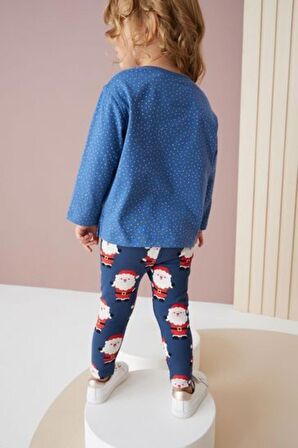 Baby Noel Baba Uzun Kollu Pamuklu Alt Üst Takım