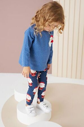 Baby Noel Baba Uzun Kollu Pamuklu Alt Üst Takım