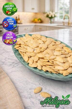 Nevşehir Odun Ateşinde Kavrulmuş Kabak Çekirdeği Tuzsuz İri Boy - 500gr