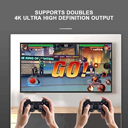 M8 PLUS Video Game Console 2.4G Dual Wireless Controller Game Stick 4K 20000 Games 64GB Retro Games