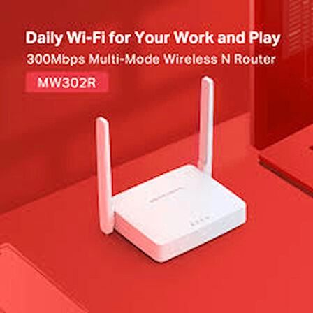 Tp-lınk Mercusys Mw302r 300 Mbps Wıfı-n Router Access Poınt 4832