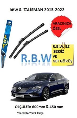 RBW  Renault Talisman (2015-2022) Aracınız İçin Özel Muz Tip Silecek Takımı