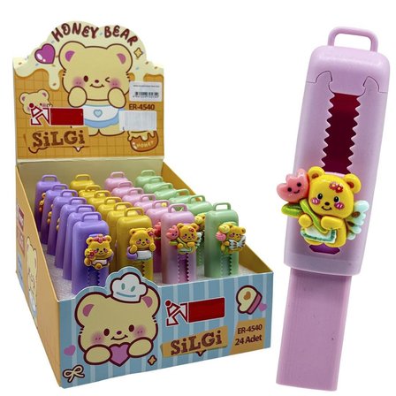 Bal Ayısı Sürgülü Silgi ER-4540 