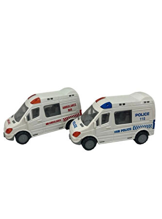 Sürtmeli Polis ve İtfaiye Minibüsleri