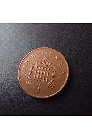 1994 Yılı Ingiltere One Penny Ççt (HATALI/NADİR) Eski Yabancı Madeni Para